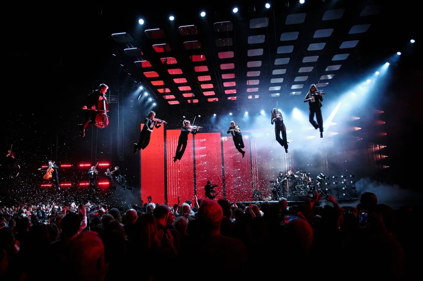 Spectacle aérien pour événement de marque