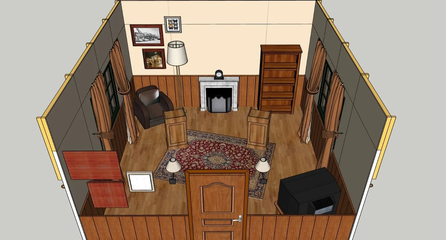 Conception d'un décor YouTube par fantasmagorie