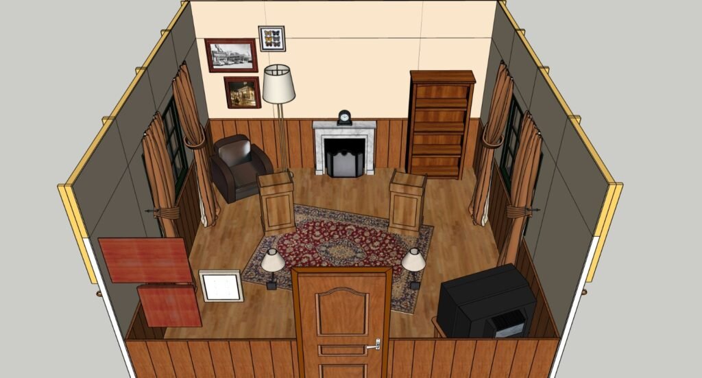 Conception d'un décor YouTube par Fantasmagorie